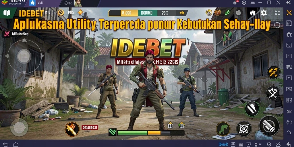 Screenshot IDEBET menunjukkan antarmuka yang bersih dan fitur yang mudah diakses.