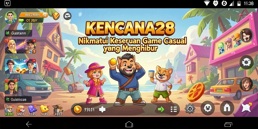Tampilan gameplay KENCANA28 yang menarik dan menyenangkan.