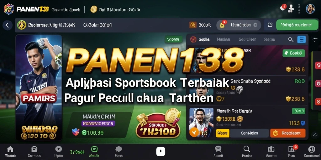 Screenshot menunjukkan antarmuka PANEN138 dengan berbagai pilihan taruhan olahraga.