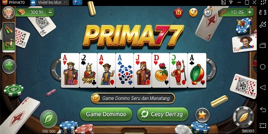 Tampilan gameplay seru di PRIMA77 dengan grafis menawan.