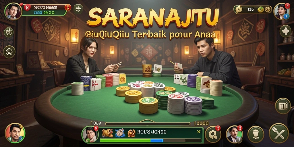 Tangkapan layar gameplay QiuQiu yang seru dan interaktif.